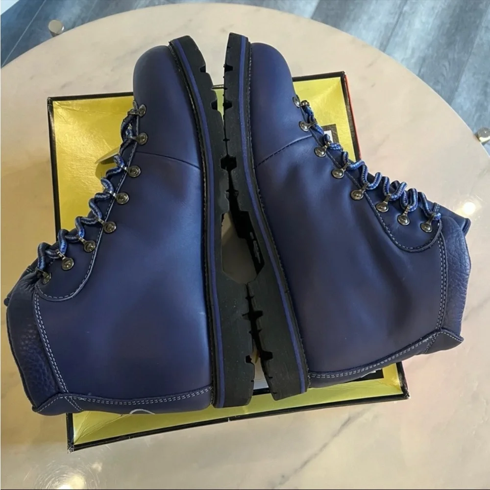 LL Cool J Najee Kilimanjaro Mid Leather Boots Black Sz 10. Rare Rap Legend NIB - Picture 7 of 13